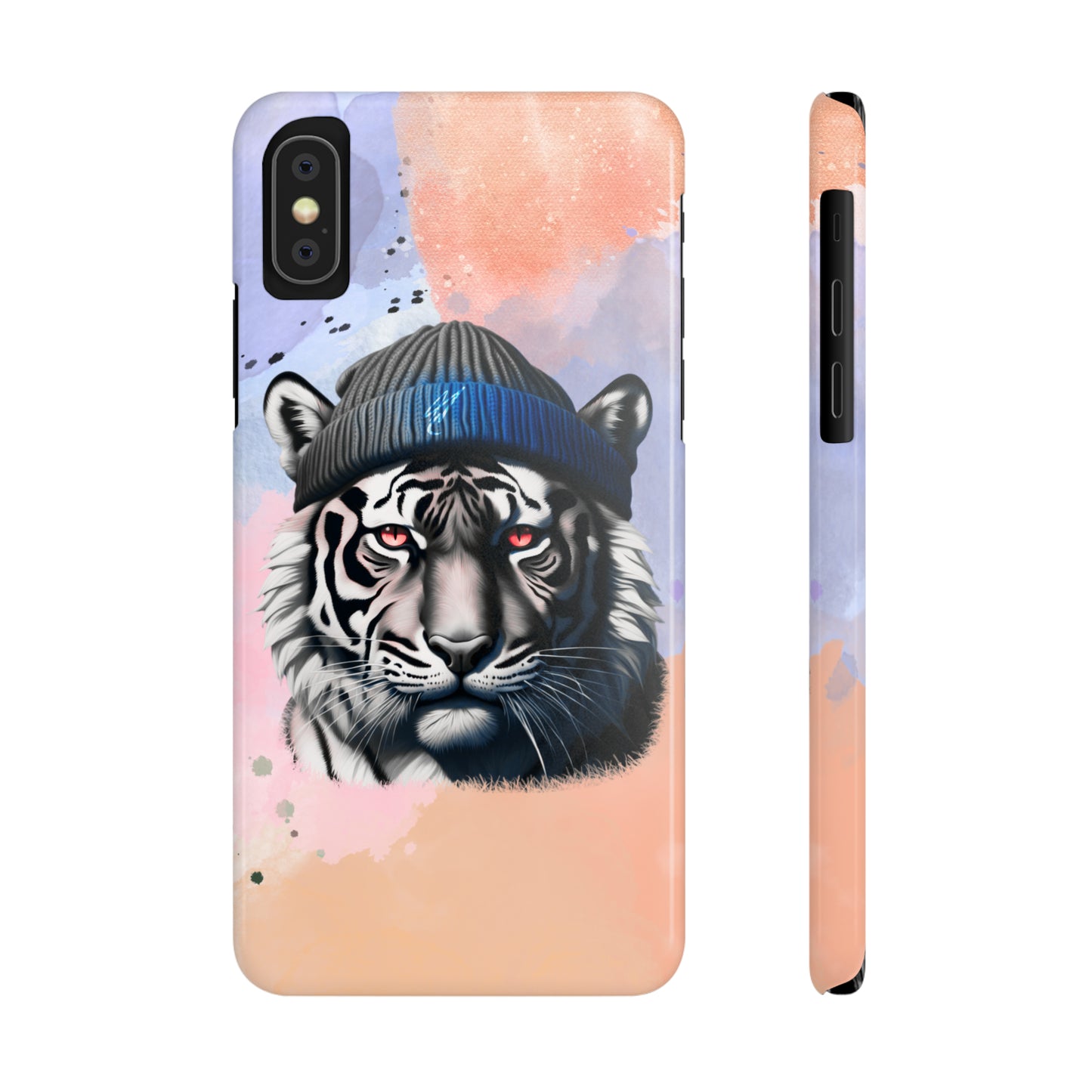 Watercolor Tiger Slim Phone Case