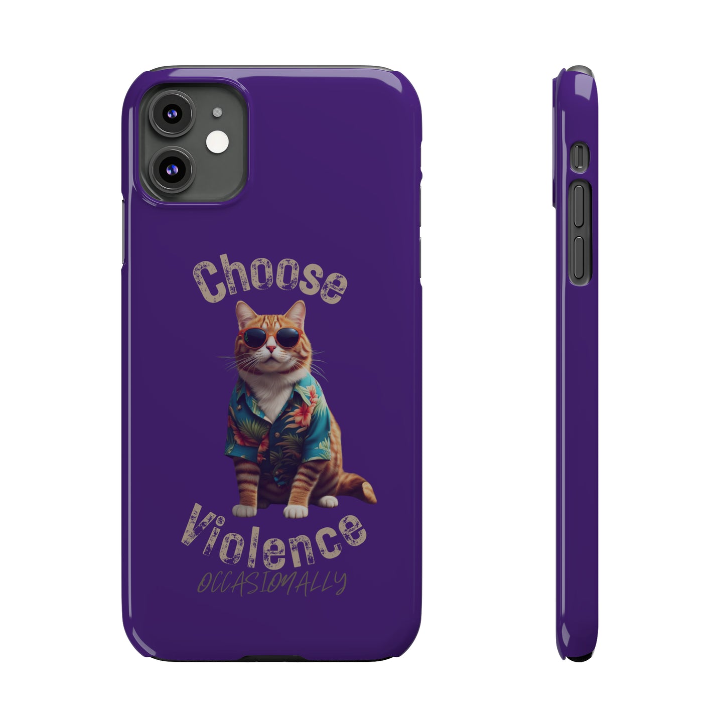 Violent Kitty Slim Phone Cases