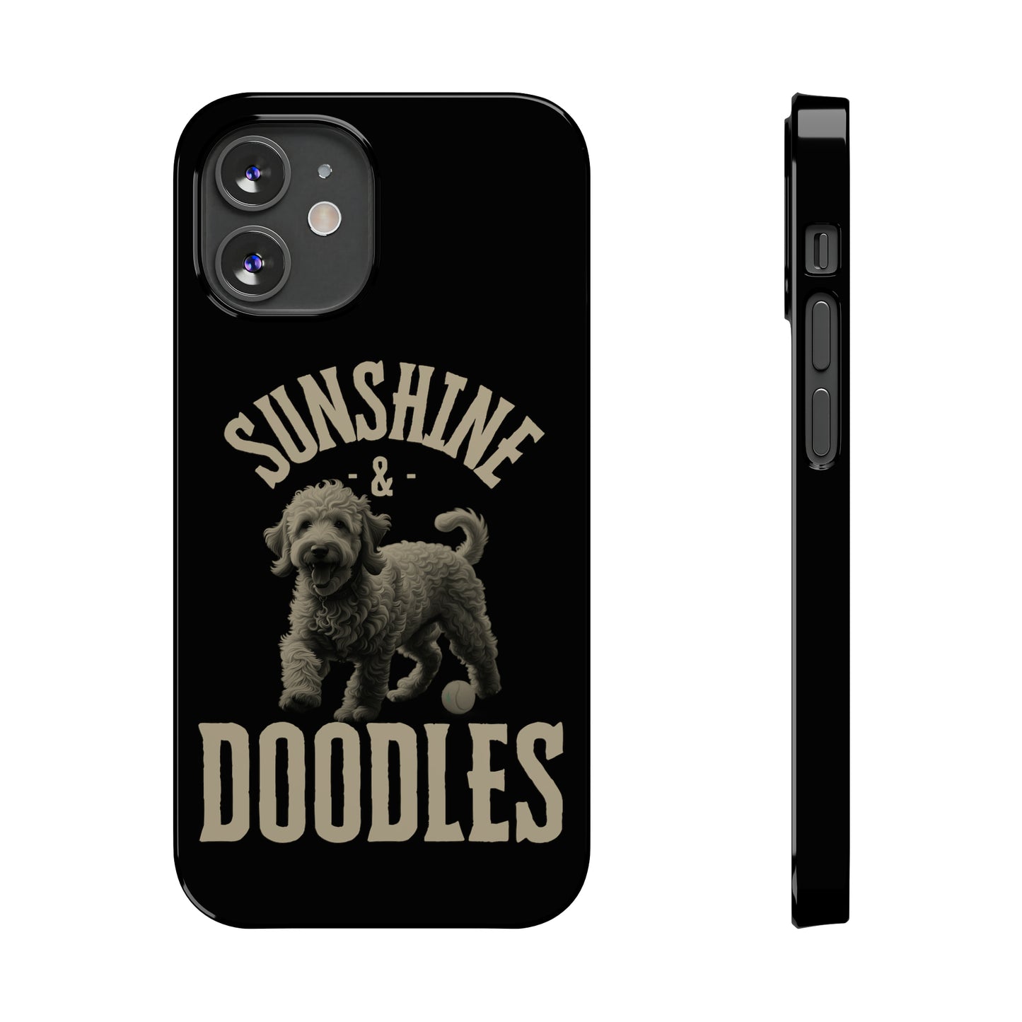 Golden Doodle Slim Phone Case