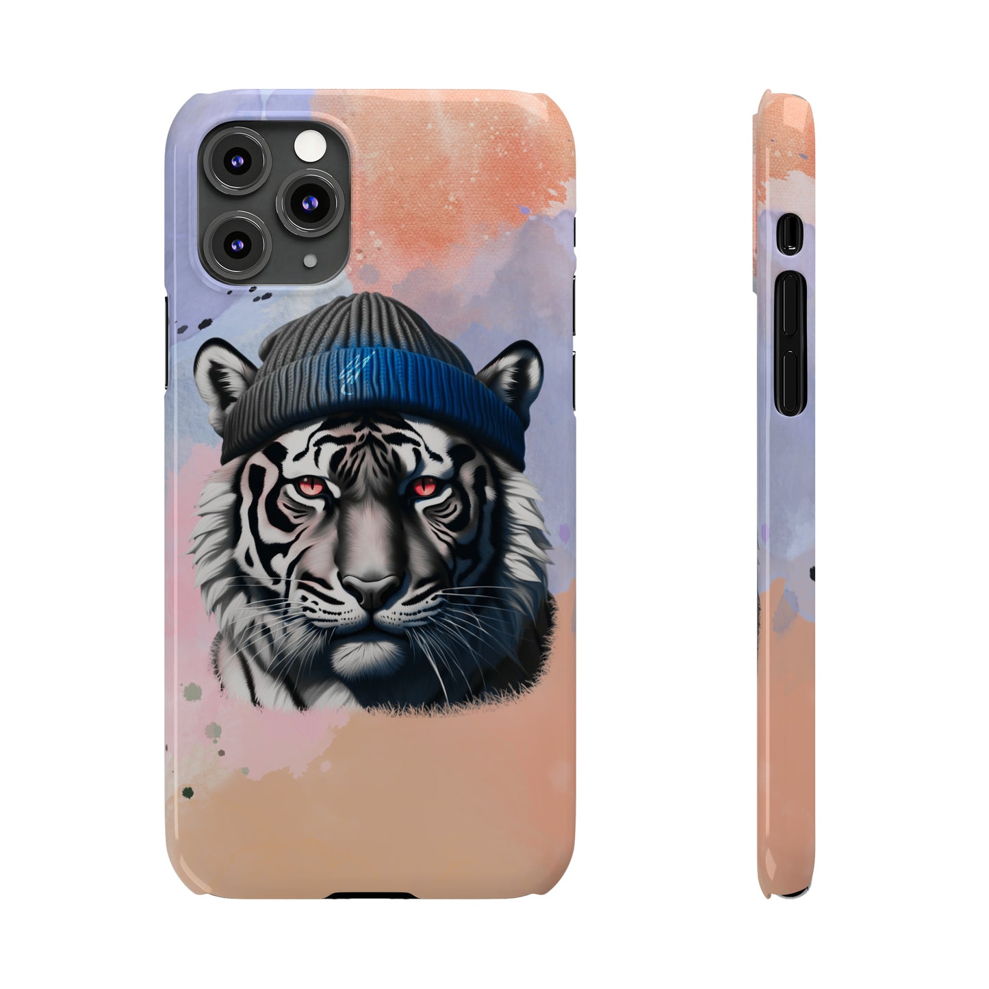 Watercolor Tiger Slim Phone Case