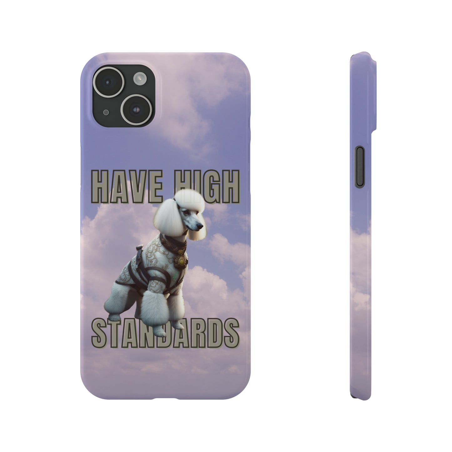 Standard Poodle Slim Phone Case