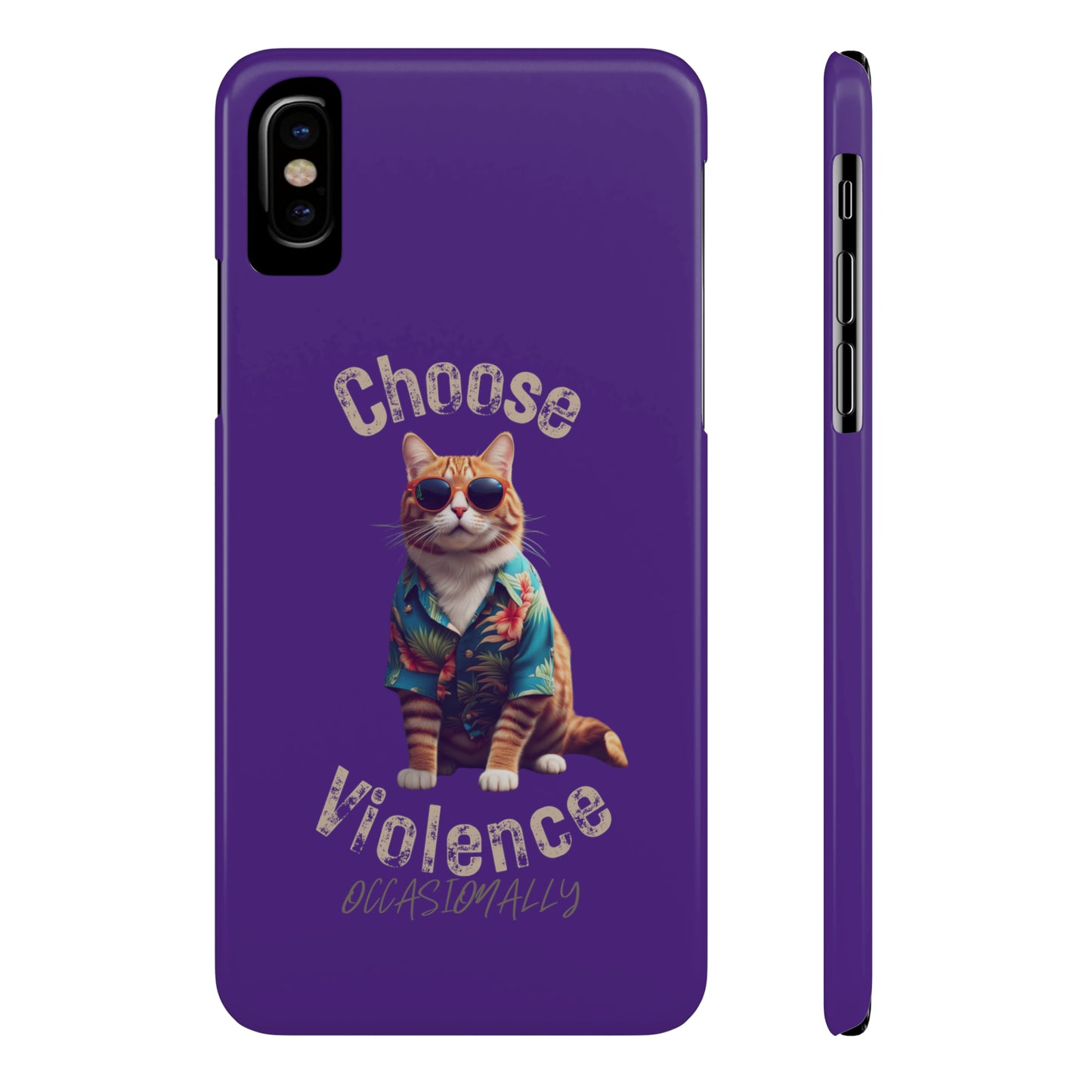 Violent Kitty Slim Phone Cases