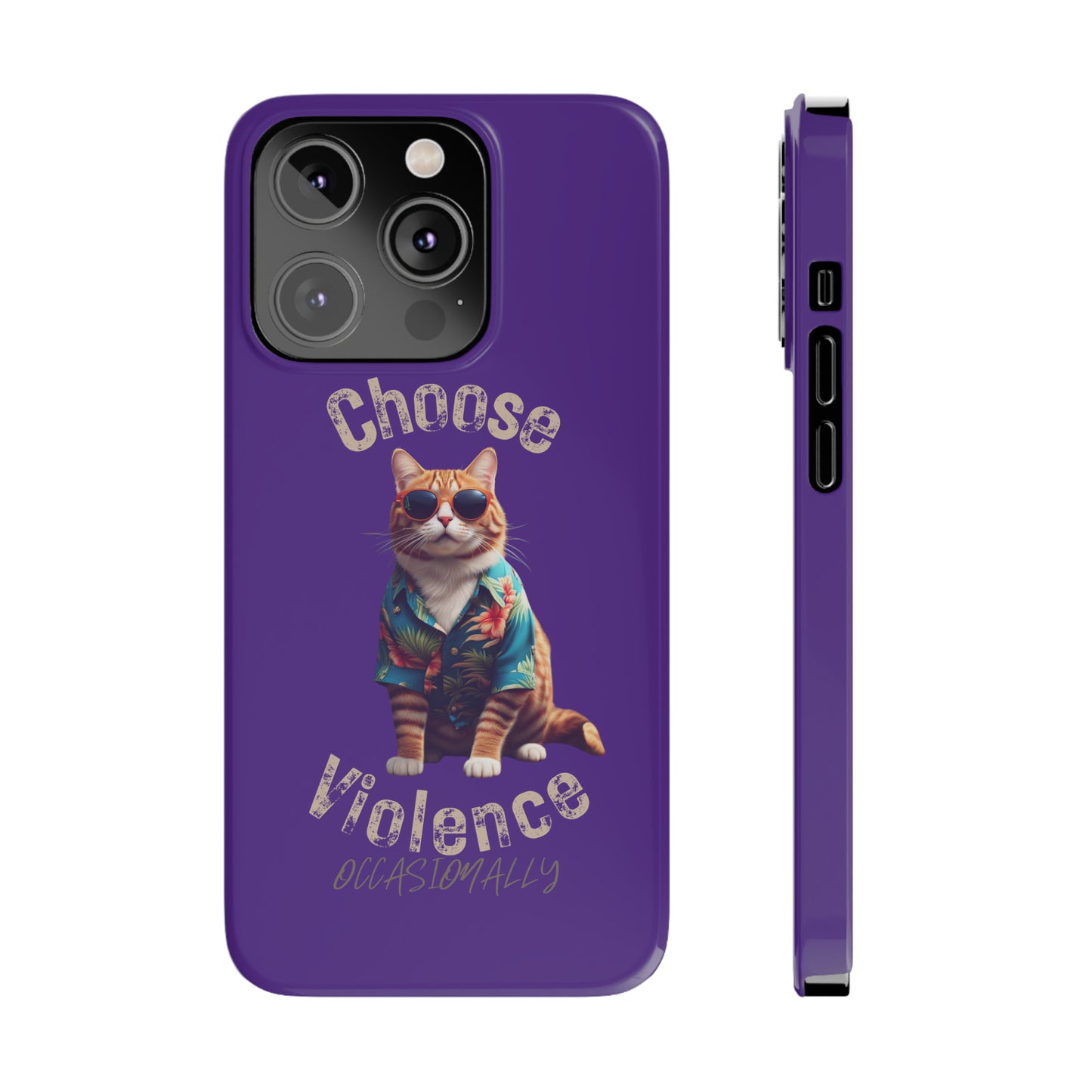 Violent Kitty Slim Phone Cases