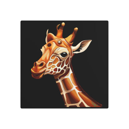 Giraffe Metal Art Sign