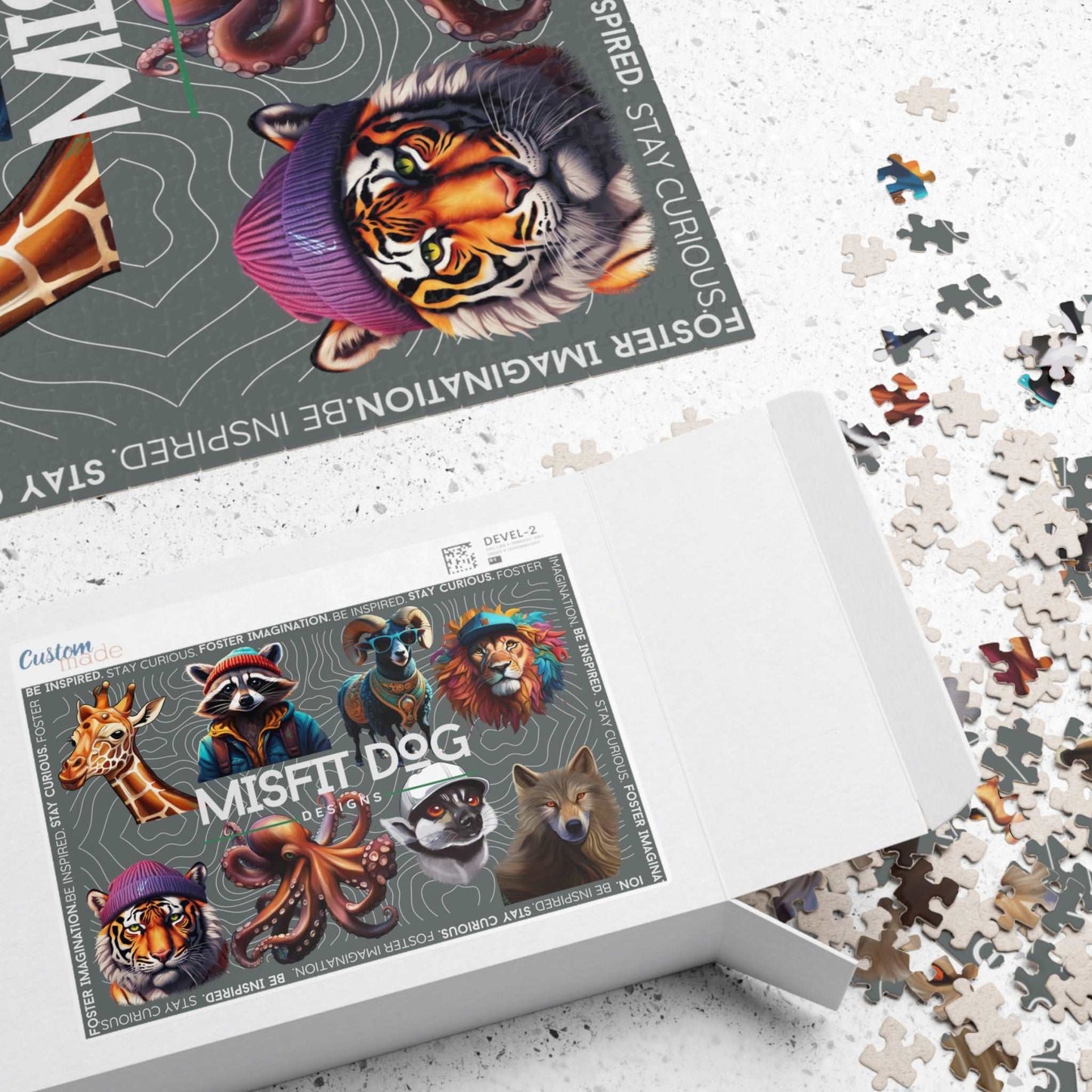 Misfit Dog Designs Iconic Graphics 1014-Piece Puzzle