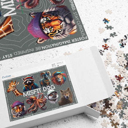 Misfit Dog Designs Iconic Graphics 1014-Piece Puzzle